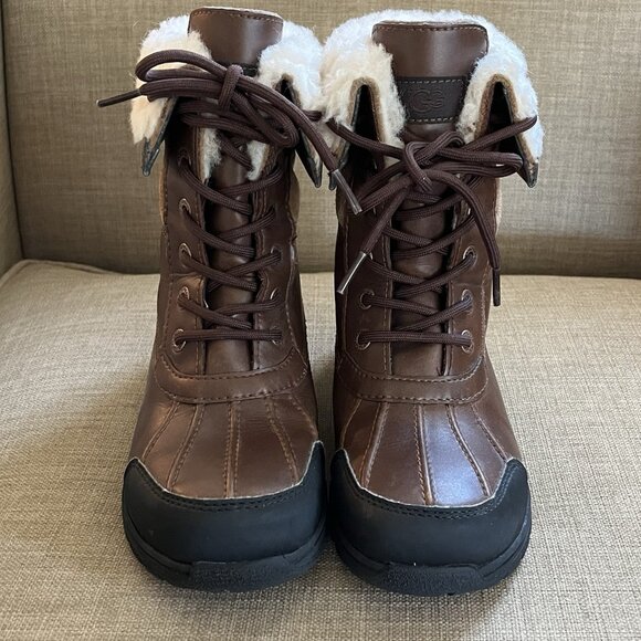 KIDS UGG Boots Size 3 BUTTE II CWR 1098890K WORCHESTER Waterproof Lined - Picture 3 of 13